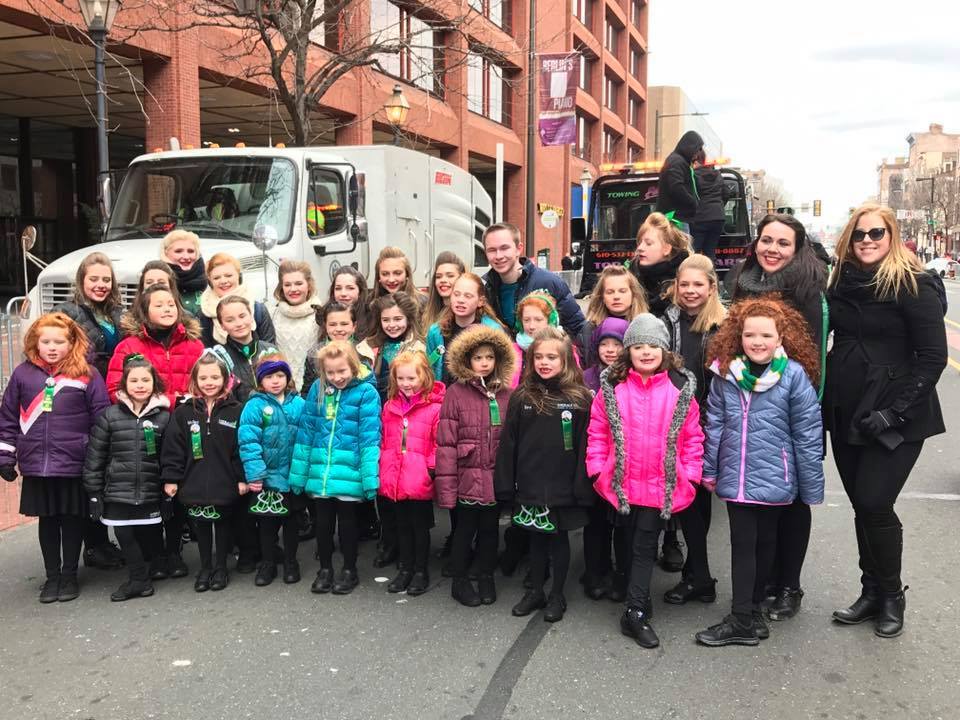 The Emerald Isle Academy 2017 Philadelphia St. Patrick's Day Parade Dancers