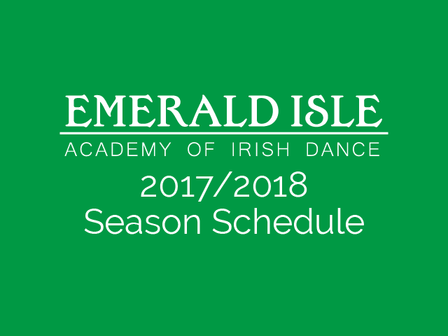2017/2018 Season Schedule Announcement Picture